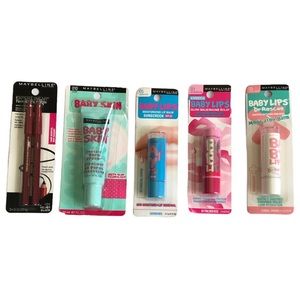 Maybelline Baby Lips Baby Skin & Twin Eyebrow Bundle